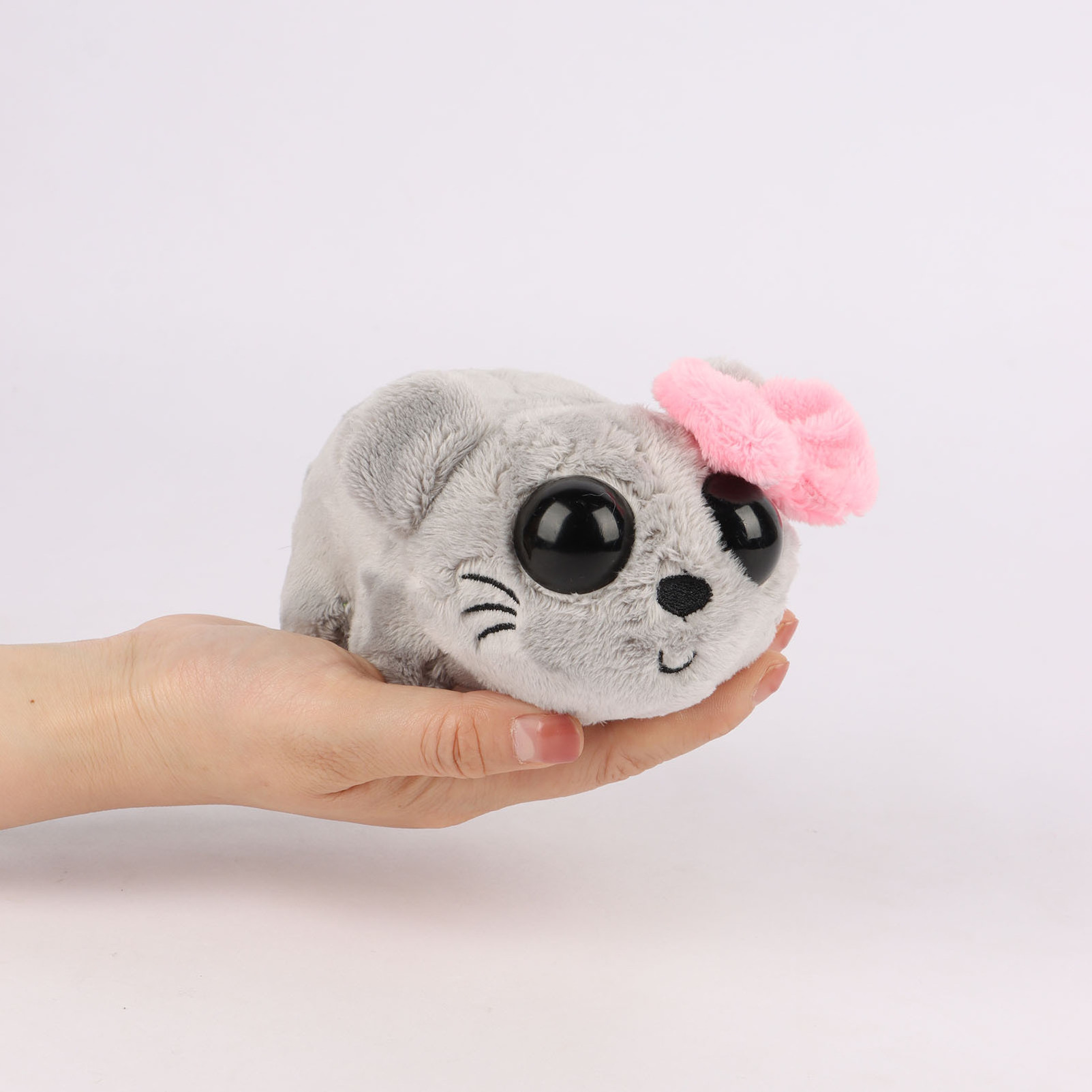 Music sound stuffed animal fluffy sad hamster keychain sad hamster meme plush toy with built in push button