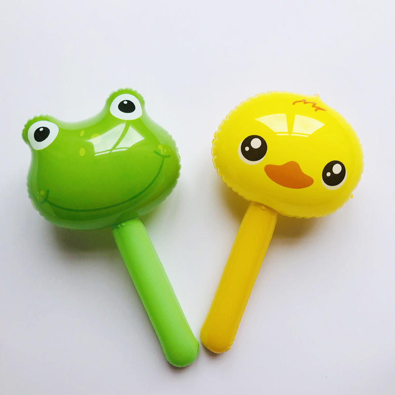 New Handle Hammer Funny Toy Inflatable Cartoon Animal Hammer for Party