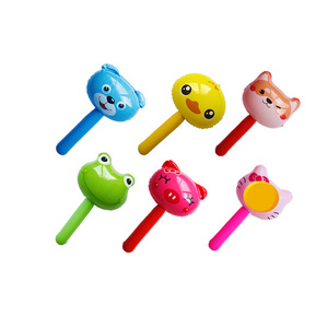 New Handle Hammer Funny Toy Inflatable Cartoon Animal Hammer for Party