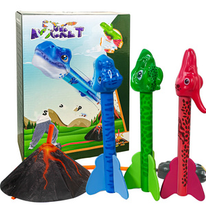 Hot Sale Outdoor Toy Stomp Rocket Launcher Dinosaur Toy Rocket Launcher for Kids