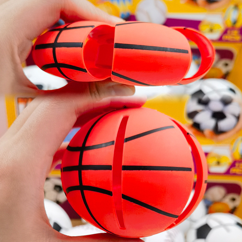 Funny Basketball Soccer Football baseball Time Delay Transformation Pop up Mini Flying Toy Flying Saucer Ball