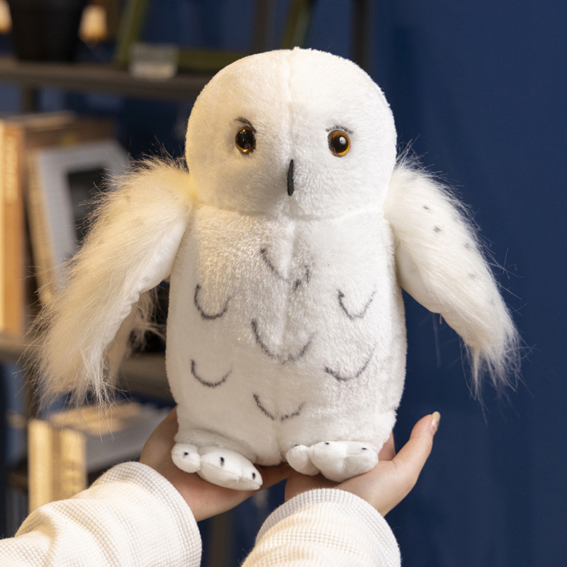 High quality 20/25/30cm Owl Stuffed Animal Snowy Owl Plush for Gift