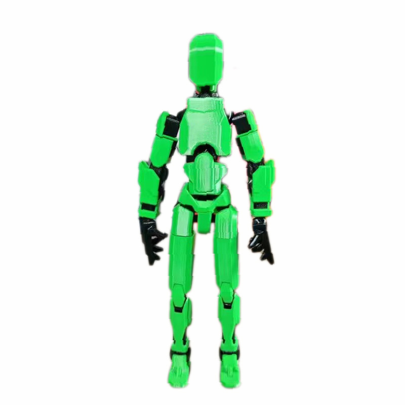 articulated 13 robot action figure dummy t13 multi-jointed movable robot 3d printing action figure for kids toys