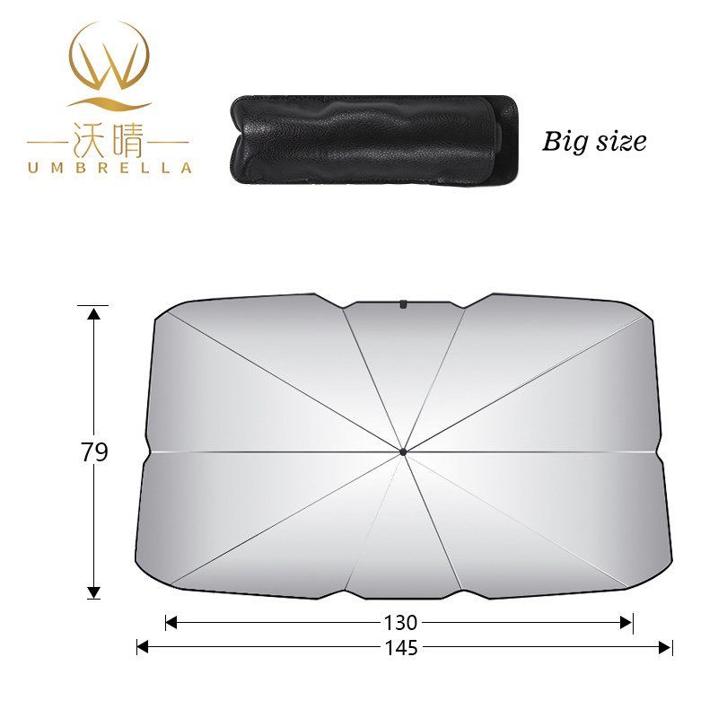 140cm Big Size Car Windshield sunshade Cover Foldable Car Umbrella Sun Shade Cover