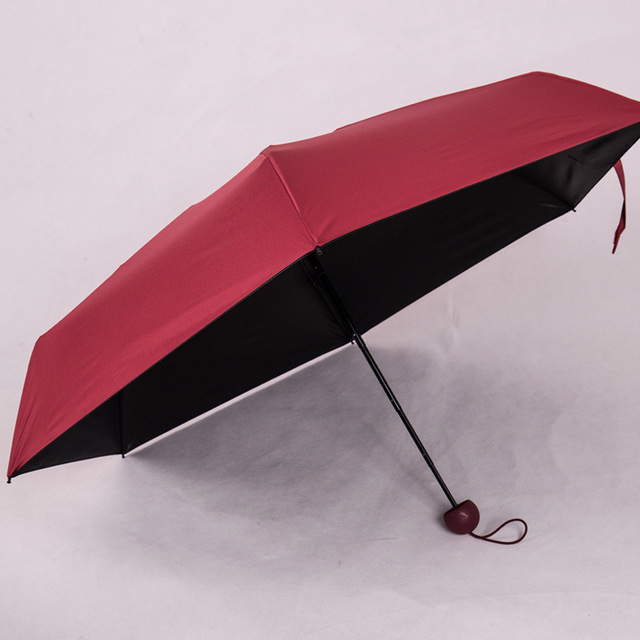 small five fold Pocket Mini Sun Umbrella Windproof Anti UV Rain Umbrella