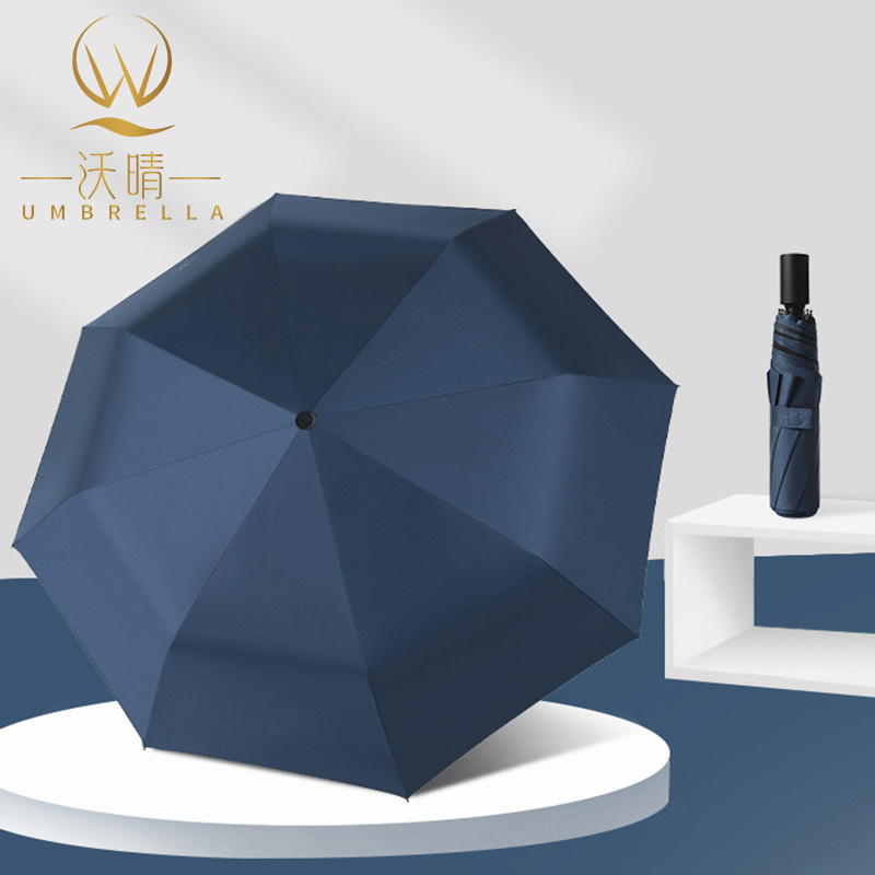 Best-selling Color  3-fold Umbrella With Logo Printing Promotional Women S Men S Uv Waterproof Umbrella