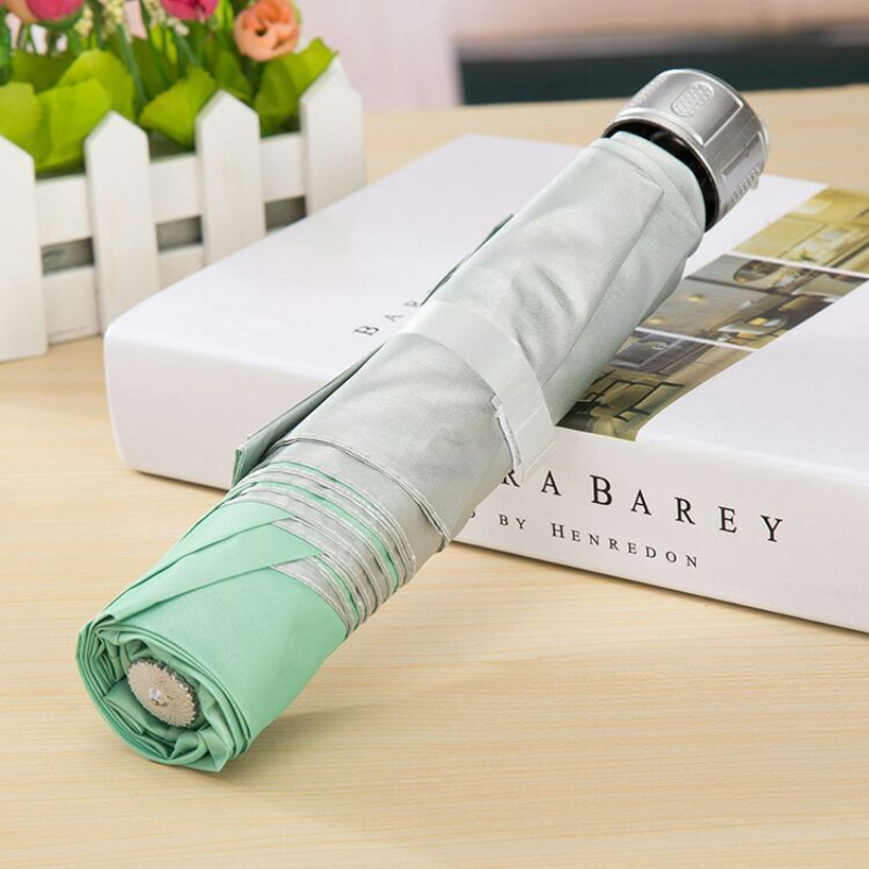 high quality promotional umbrella Windproof silver folding manual umbrellas for the rain