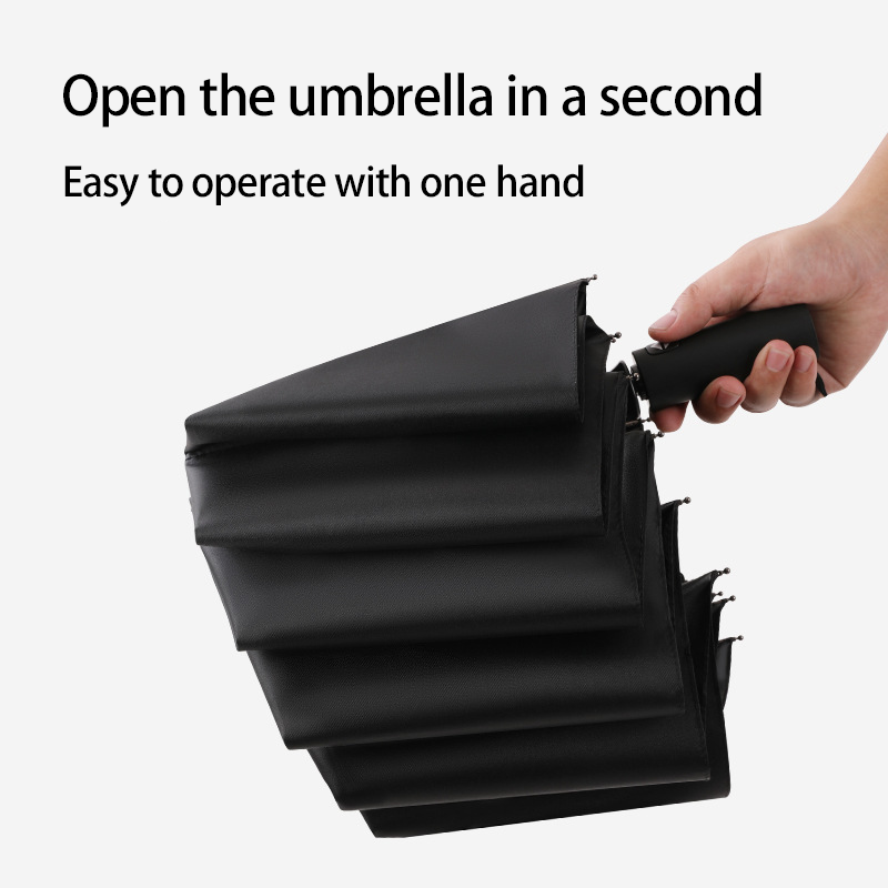 12k 3 Folding Umbrella Prints Gift Umbrellas Smart Open Close Compact Luxury for Women Customized Pattern umbrella automatic