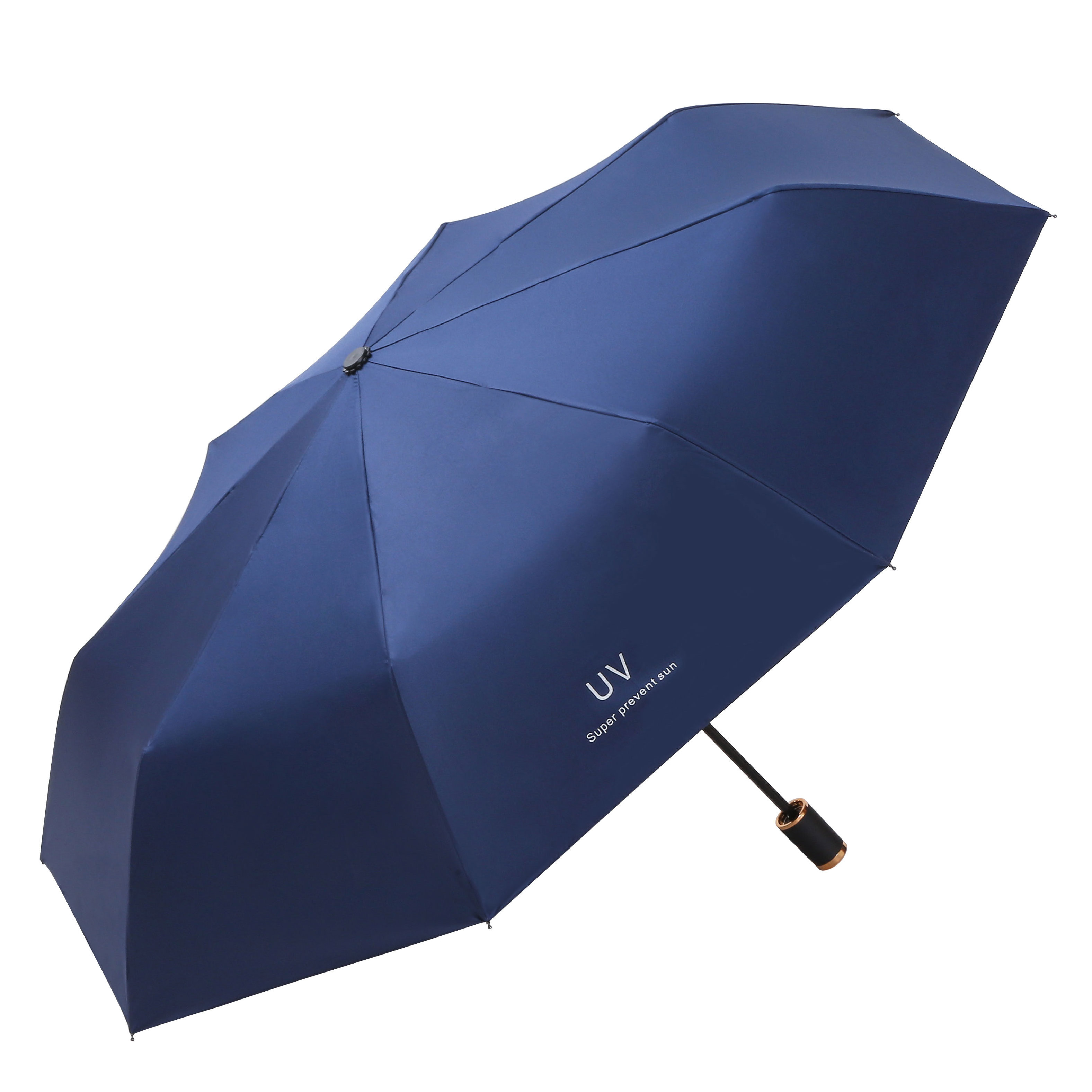 21 inch 8 Bone manual open 3 fold umbrella custom logo summer umbrella