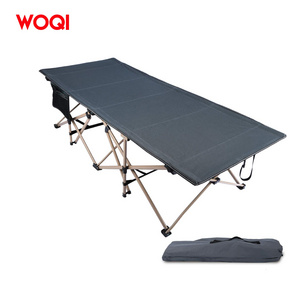 Woqi Lightweight Folding Tent Camping Cot Bed with Lever Lock Easy Setup Portable Compact for Outdoor Travel