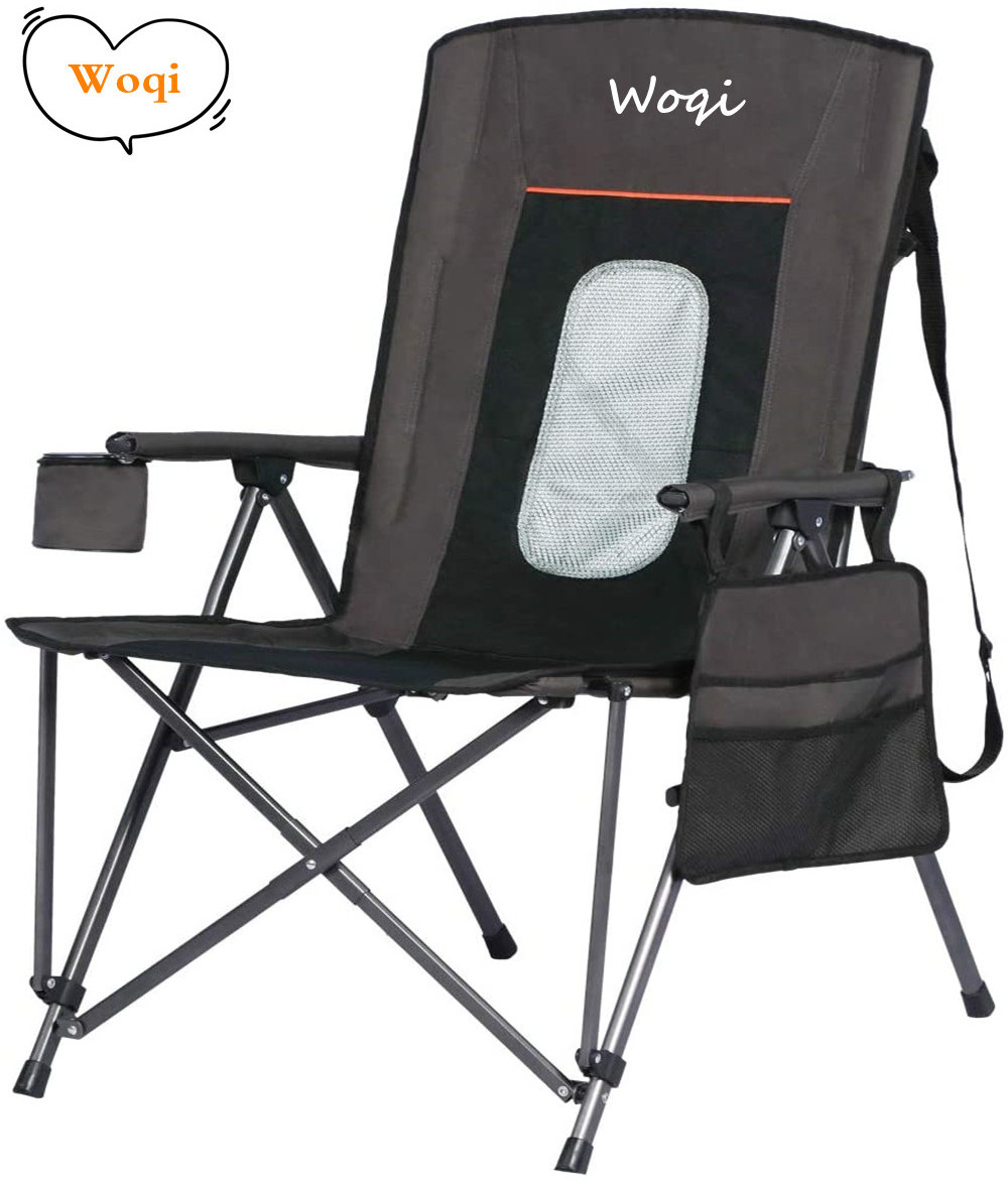 WOQI Beach Foldable Outdoor Folding Camping Chair BBQ Fishing Folding Chair Folding Chair