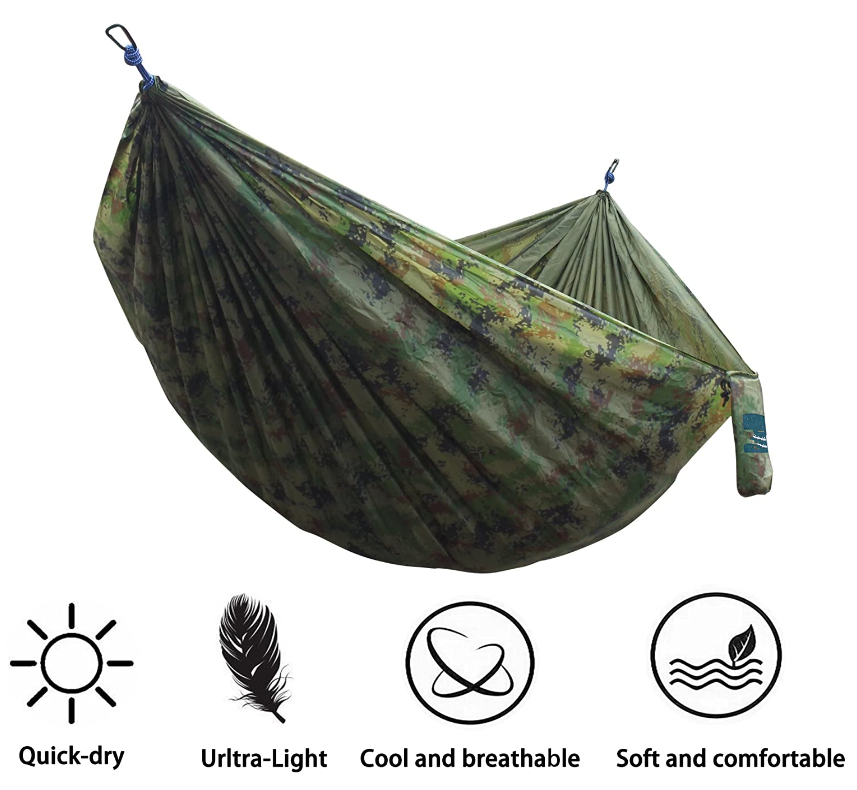 Woqi high quality 210T outdoor hammock swing hammock strap with buckle for two person