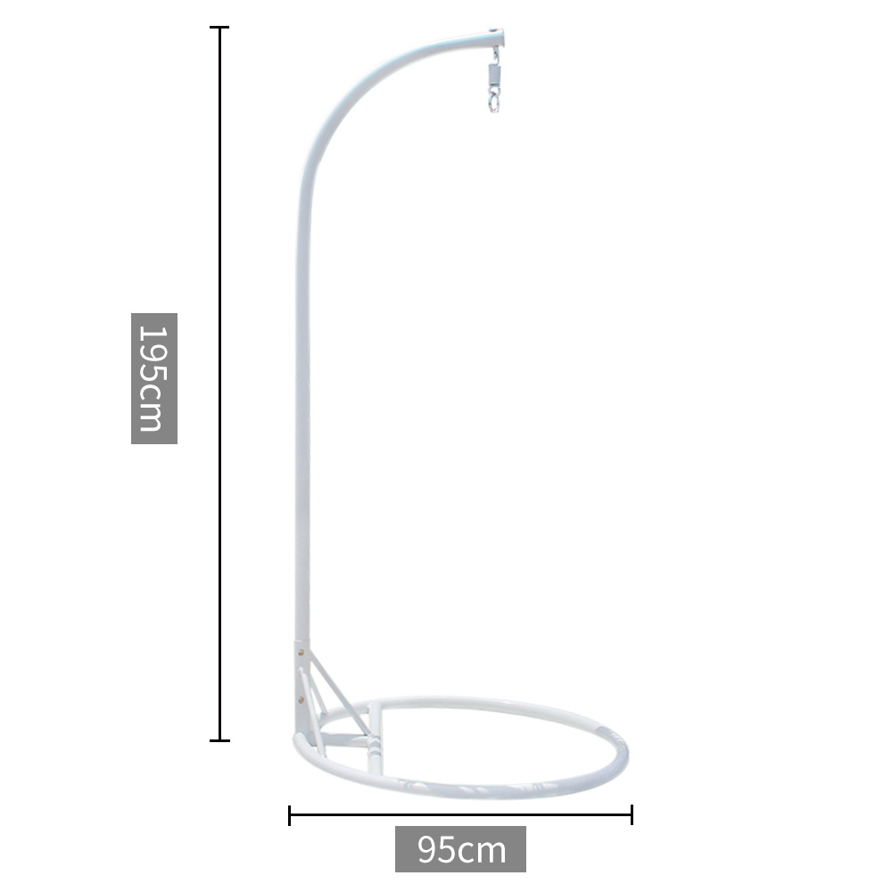 Woqi steel stand for swing hanging hammock chair support for  hot sale hammock chair swing with stand