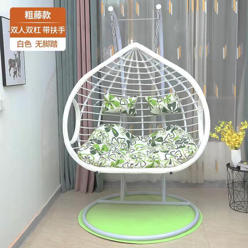 Woqi  Double   Seat  Double  Stand  Egg Shaped Hanging  Swing  Chair