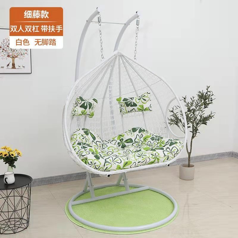 Woqi  Double   Seat  Double  Stand  Egg Shaped Hanging  Swing  Chair