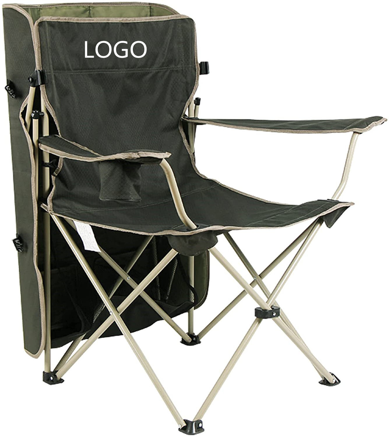 Woqi Outdoor Canopy Chair Durable Folding Seat for Camping Hiking Picnic Fishing