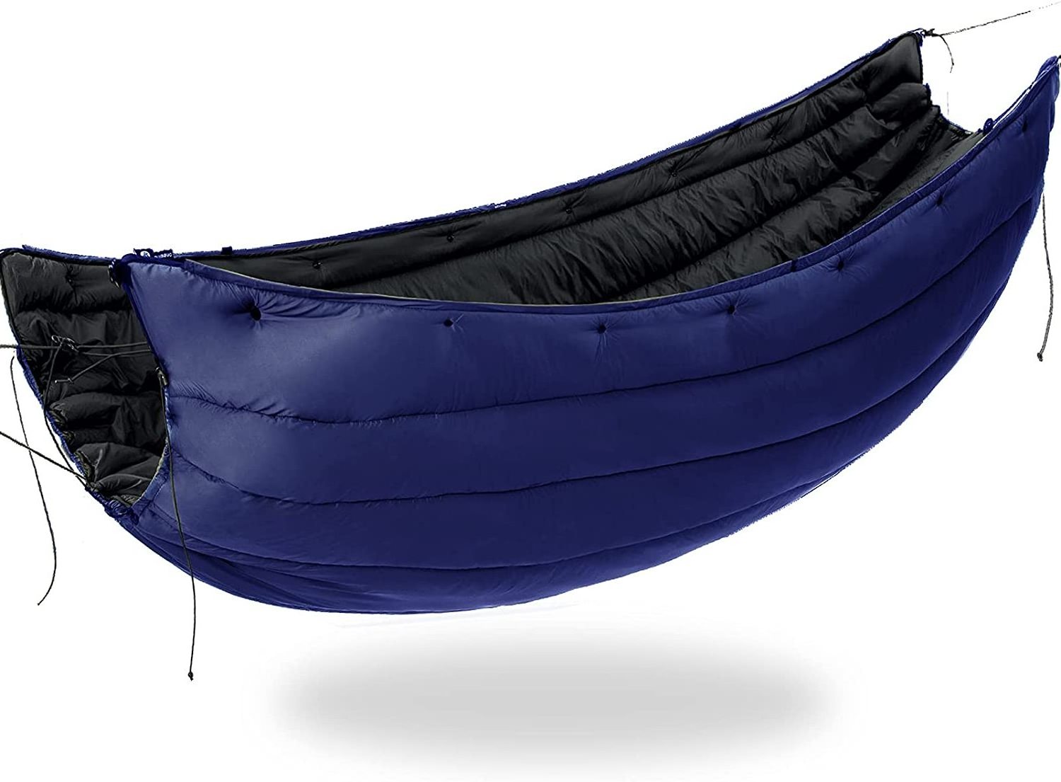 Double Hammock   camping sleeping bag  light   bio-based with Dupont Sorona  warm cozy  fluffy Camping Quilt