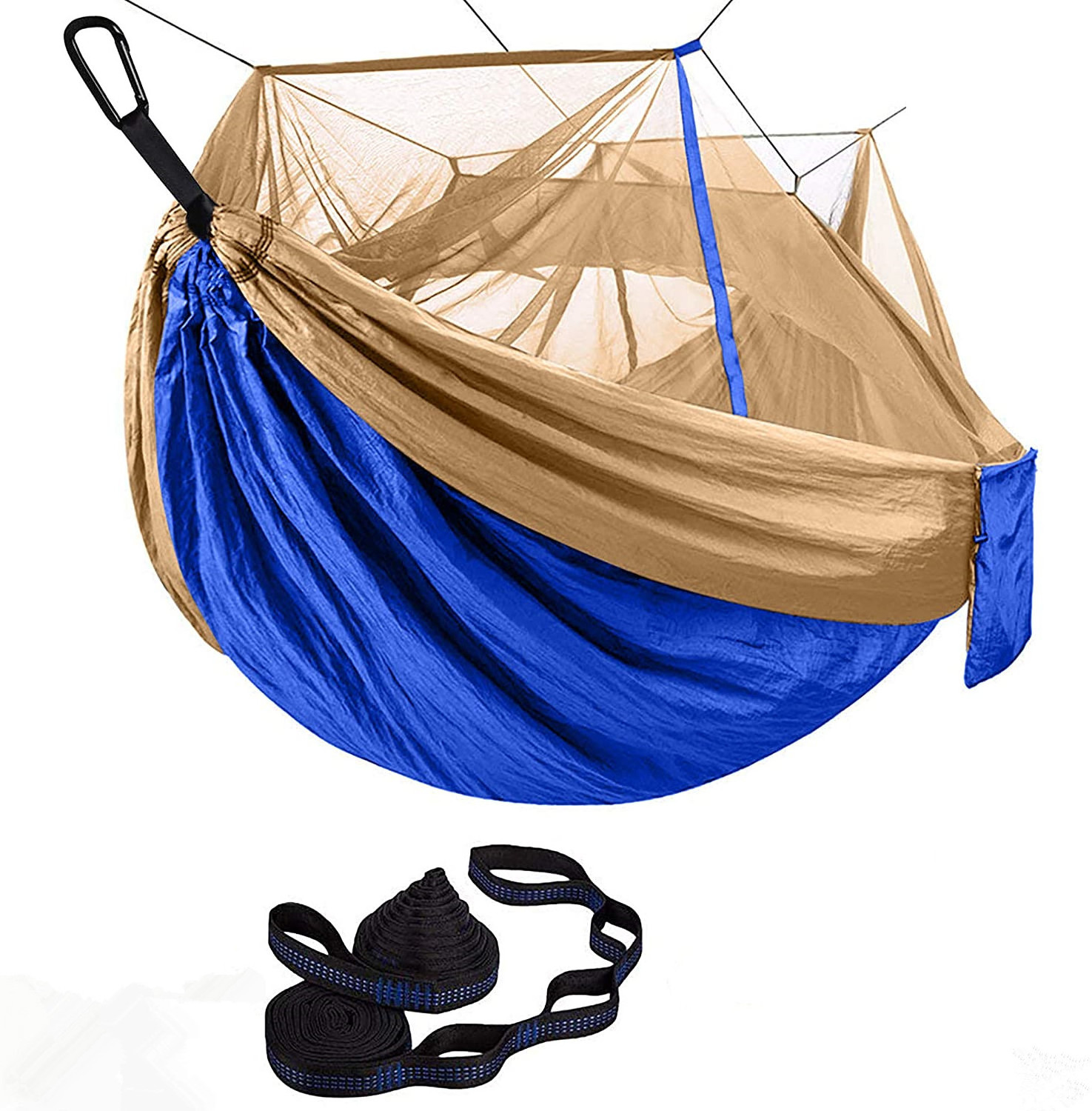 Woqi Durable Hammock Stuff Adjustable Parachute Hammock Tarp Nylon Outdoor Camping Hammocks