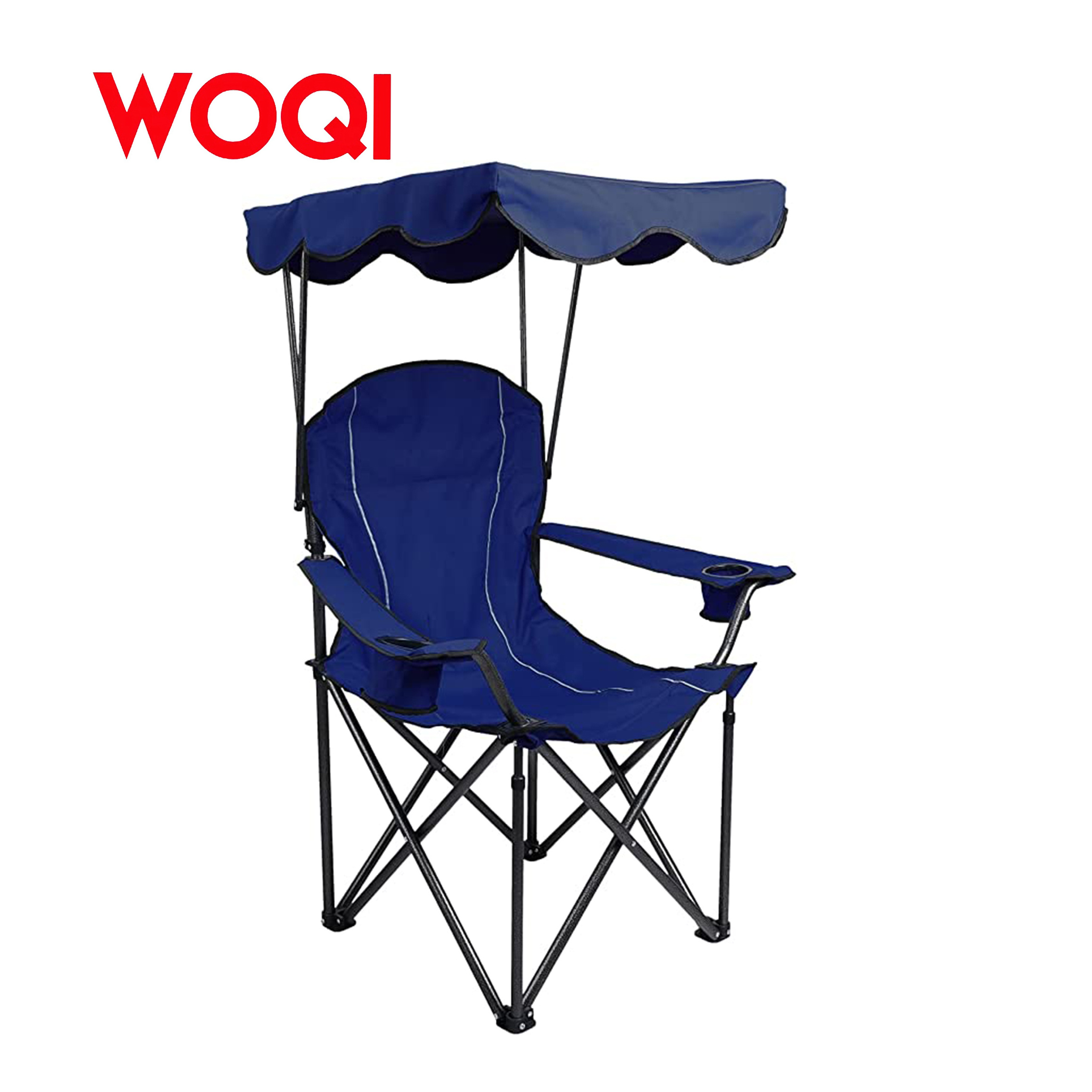 Woqi  camping foldable  metal frame   chair Wholesale  Folding   Chair with  carry bag easy take