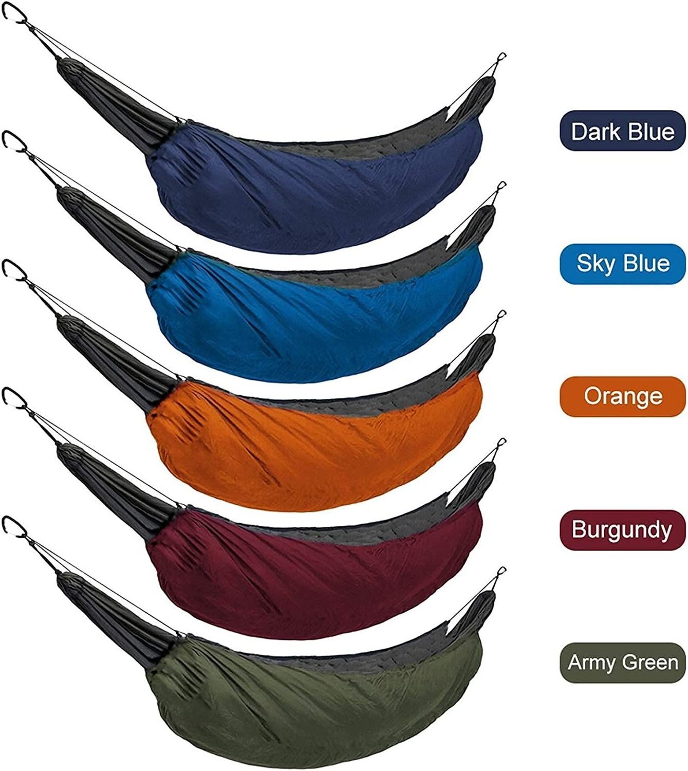 Woqi Winter Hammock Insulated Down Under quilt for Outdoor Camping Hammocks Sleeping bags