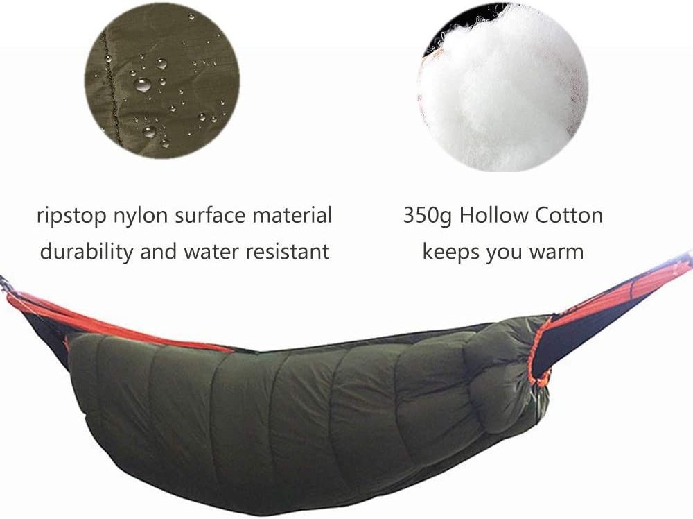 Woqi Hiking Winter Hammock Underquilt Full Length Big Size Under Quilts for Hammocks Sleeping Bag