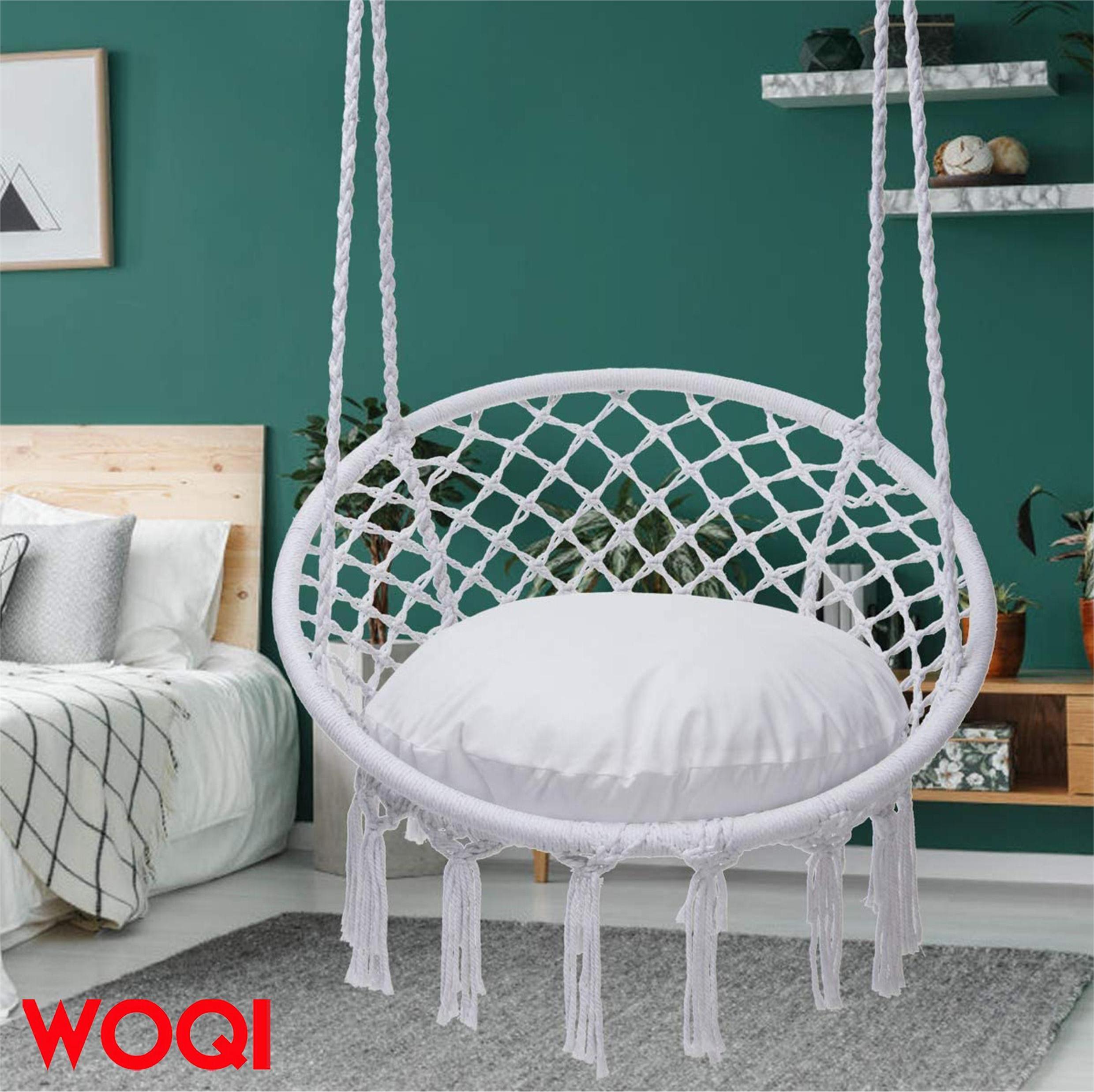 WOQIi Web Chair Swing Swing Outdoor Play Equipment Quick and Easy Assembly and Installation