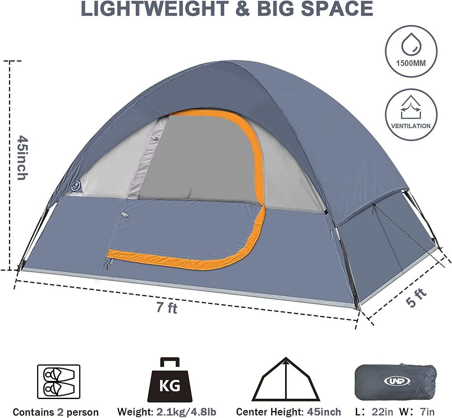 WOQI Cheap Promotion Oxford Fabric Canvas turbo life cabin camping tent in china