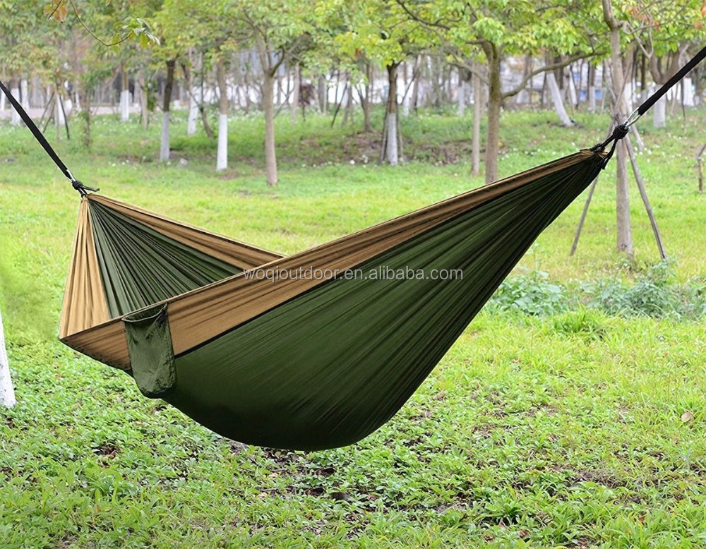 Woqi-outdoor swings for adults camping 210Tparachute portable nylon fabric hammock baby hanging cradles