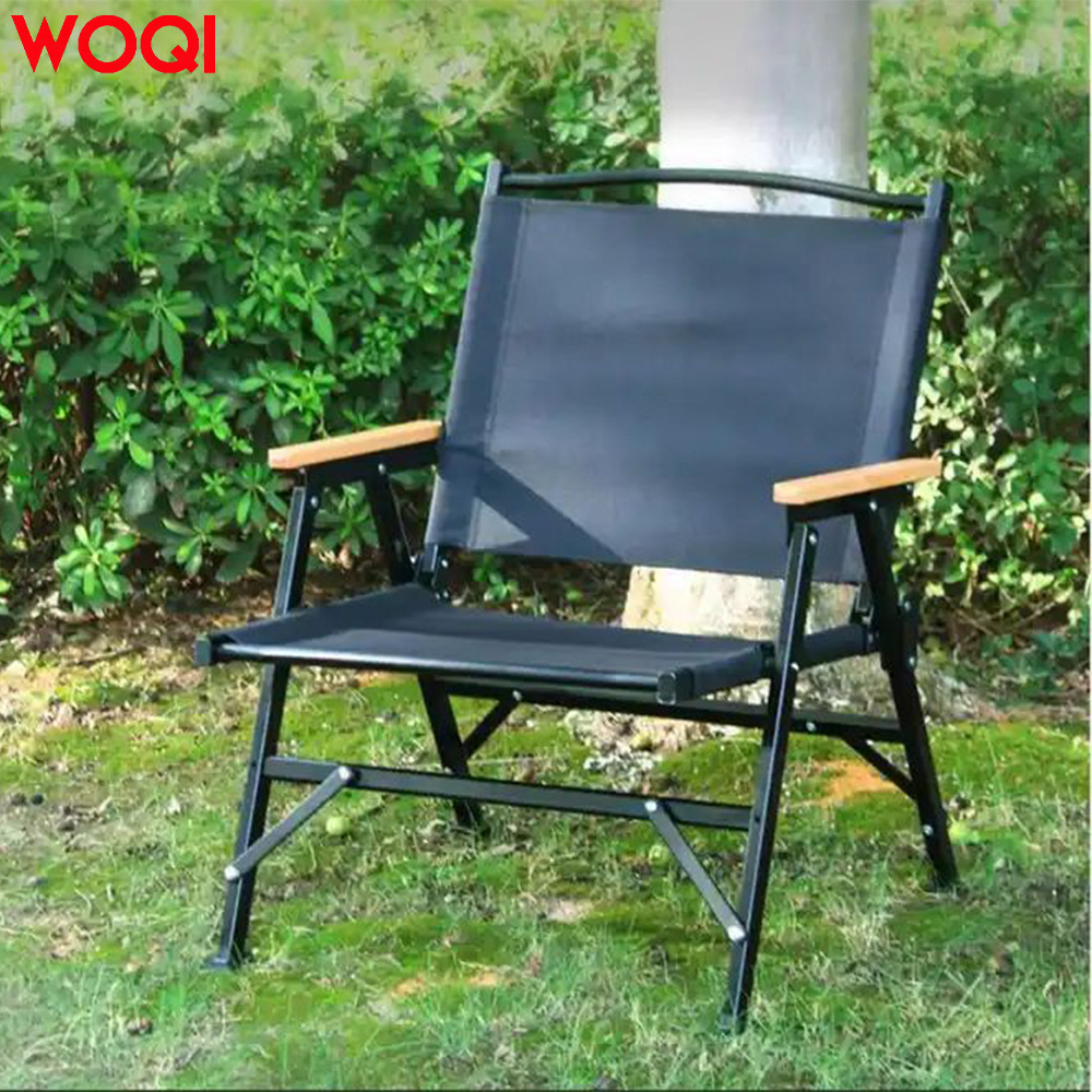 WOQI High Quality Outdoor Detachable Lightweight Aluminum Folding Portable Camping Chair Kemite Chair