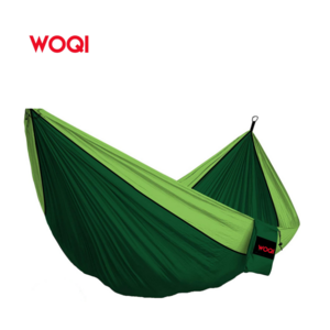 WOQI OEM Promotion Price Quick Dry Hanging Parachute Hammock with Tree Straps Cinch Buckle for Traveling Trekking