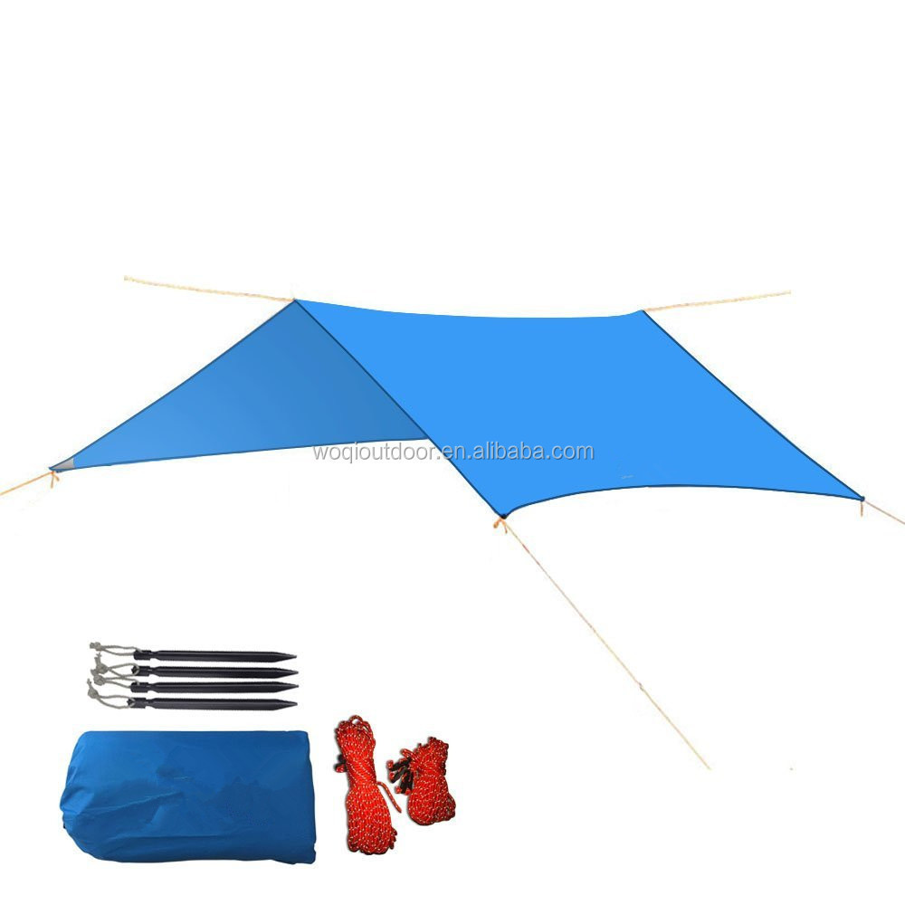 Woqi  Portable Lightweight  Rain Tarps Waterproof Shelter Sunshade Hammock  Rain Fly