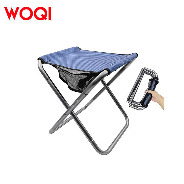 WOQI Portable Ultra Light Mini Camping Chair Outdoor Beach Folding Bench