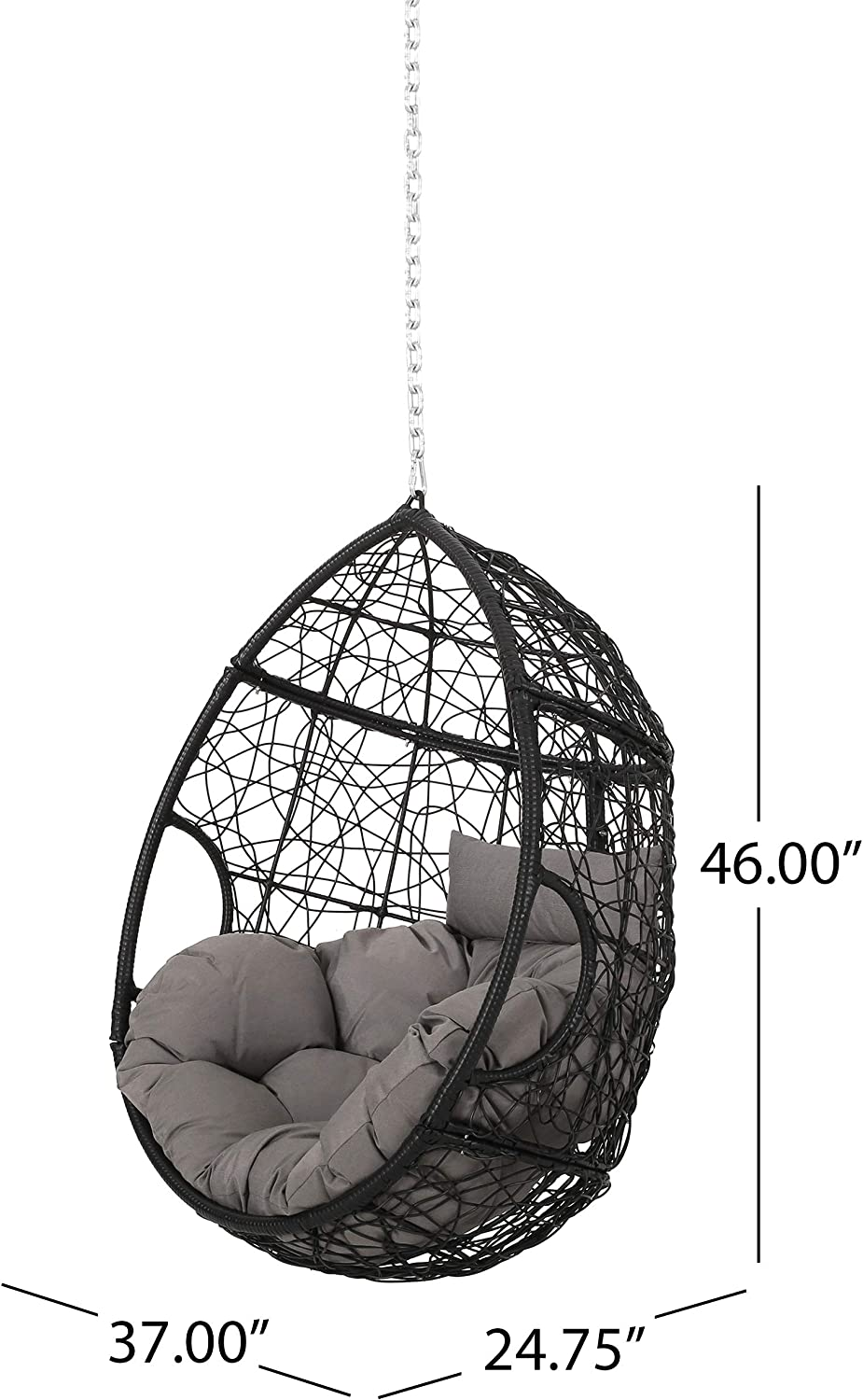 Woqi Hammock Cradle Rocking Modern Furniture Water Patio Outdoor Garden Rattan Egg Swing Chair