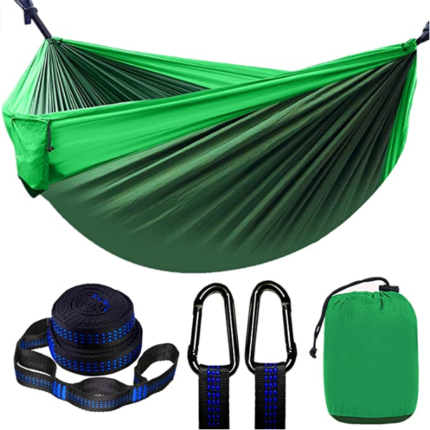 WOQI Manufacturer  Camping Hammock-Nylon Parachute Hammock for Travel Camp with Hammock Straps&Ultralight