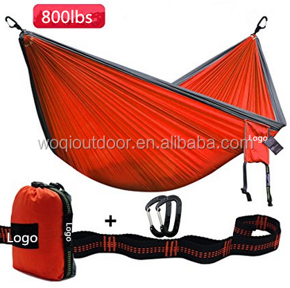 Woqi Hot-selling Travel Camping Ripstop Nylon Fabric High Quality Ultralight Hammock