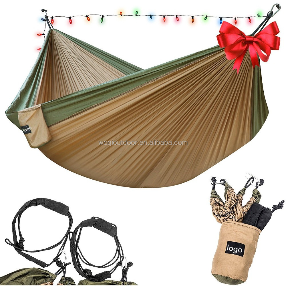 woqi supplier mainly purchase nylon Hammock  double single with rope hammock