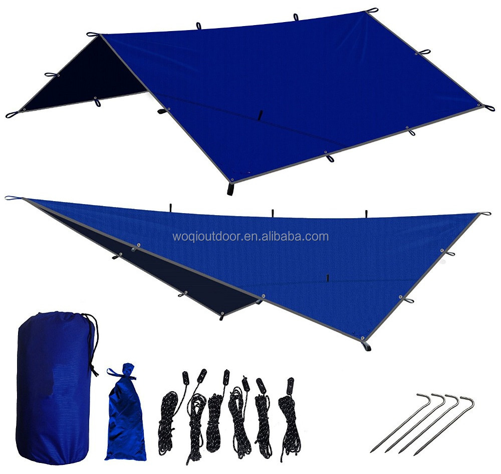 WoQi Hammock Waterproof Tent / Tarp Shelter / Camping Sunshade Rain Fly