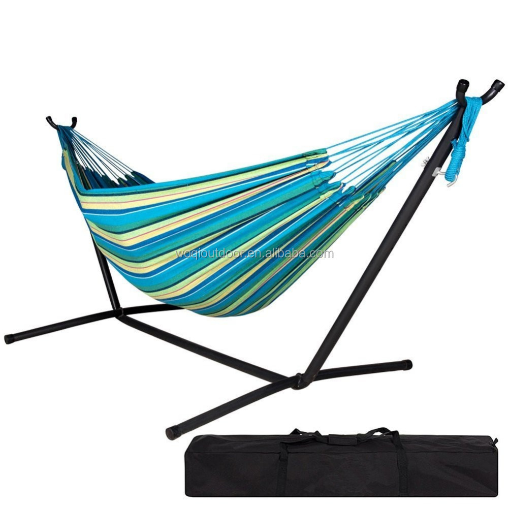 Hammock with steel frame - folding hammock with stand cotton hammock