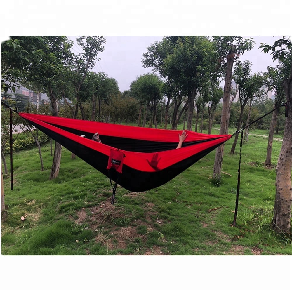 Woqi hammock with Tree Strap,Strong Ripstop Nylon Camping Hammock,Travel Parachute Hammock for hiking 55