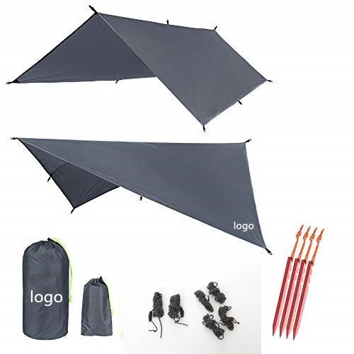 WOQI Azamzon  Hot  Sales  Lightweight Hammock Rain Fly Tent Tarp Waterproof Rain Cover Rain Fly of hammock