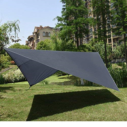 WOQI Azamzon  Hot  Sales  Lightweight Hammock Rain Fly Tent Tarp Waterproof Rain Cover Rain Fly of hammock