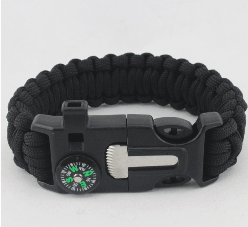 Outdoor Wilderness Survival Kit for Camping / Emergency  Bracelets / Ultimate Tactical Survival Gear