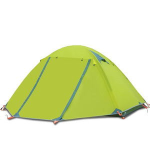 Woqi 1-2-3 people Against Rainstorm Aluminum Pole Camping Tent with High Waterproof