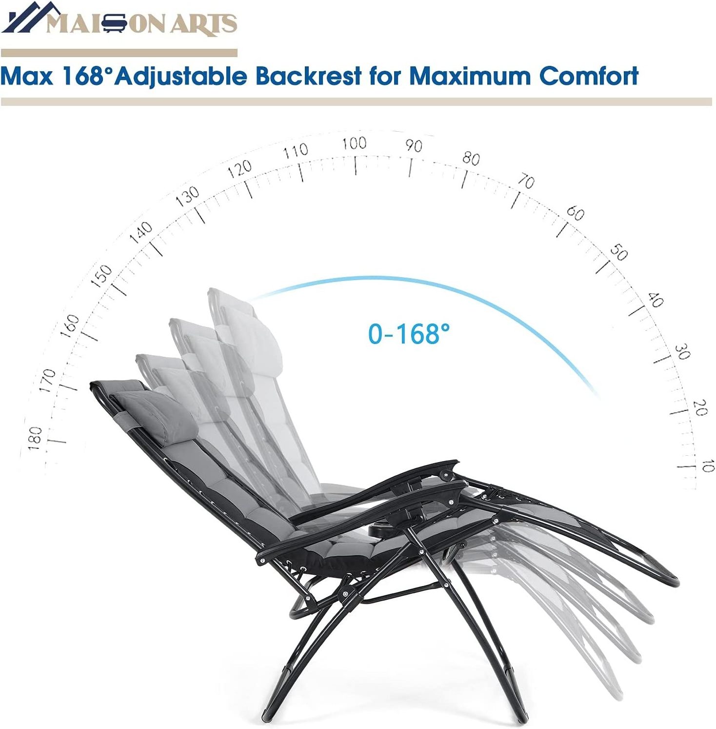 Woqi Furniture Factory Outdoor Camping Fishing Folding Lounge Chair Recliner Zero Gravity Chair Beach Chair