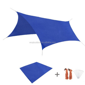 Woqi  Portable Lightweight  Rain Tarps Waterproof Shelter Sunshade Hammock  Rain Fly