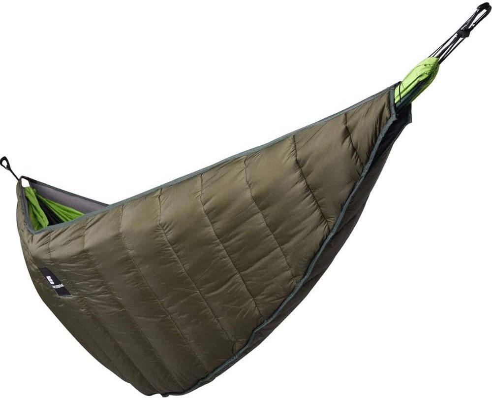 windproof Hammock Underquilt Lightweight Camping Winter Sleeping Bag Under Quilt Blanket Ultralight Blanket Cotton Hammock