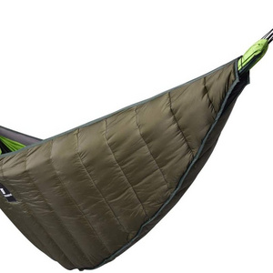 windproof Hammock Underquilt Lightweight Camping Winter Sleeping Bag Under Quilt Blanket Ultralight Blanket Cotton Hammock