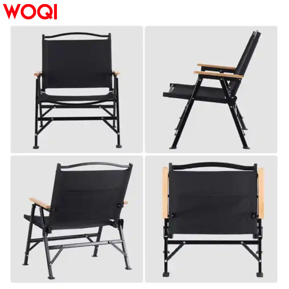 WOQI High Quality Outdoor Detachable Lightweight Aluminum Folding Portable Camping Chair Kemite Chair