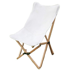 Woqi High quality ju wood chair folding for outdoor camping  Garden beach picnic chairs