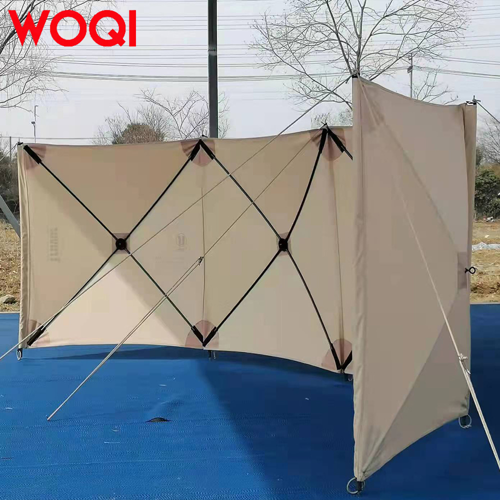 Woqi Camping Windbreaks Stove Windscreen Beach Windshield Shelter, Sunshade Screen,Winter Outdoor Caravan Privacy Shield